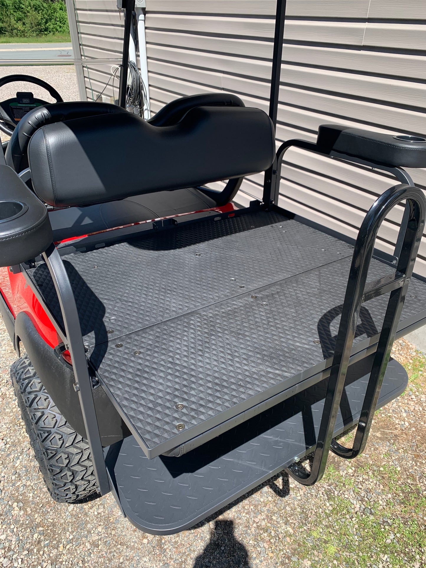 Flip Flop Rear Seat, EZGO TXT, RXV, Club Car Precedent and DS, Yamaha