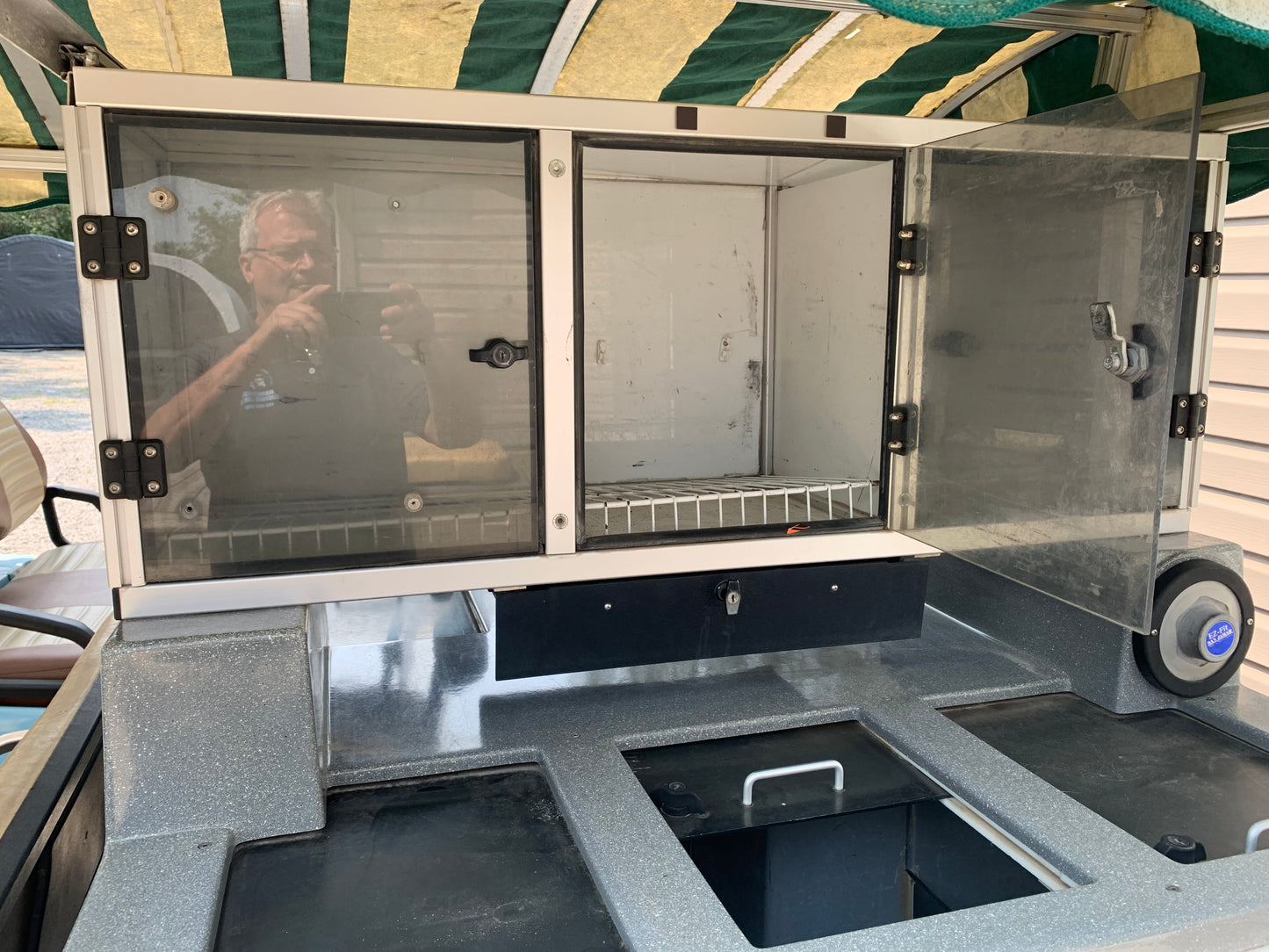 2012 EZGO PMT Beverage Golf Cart Gas