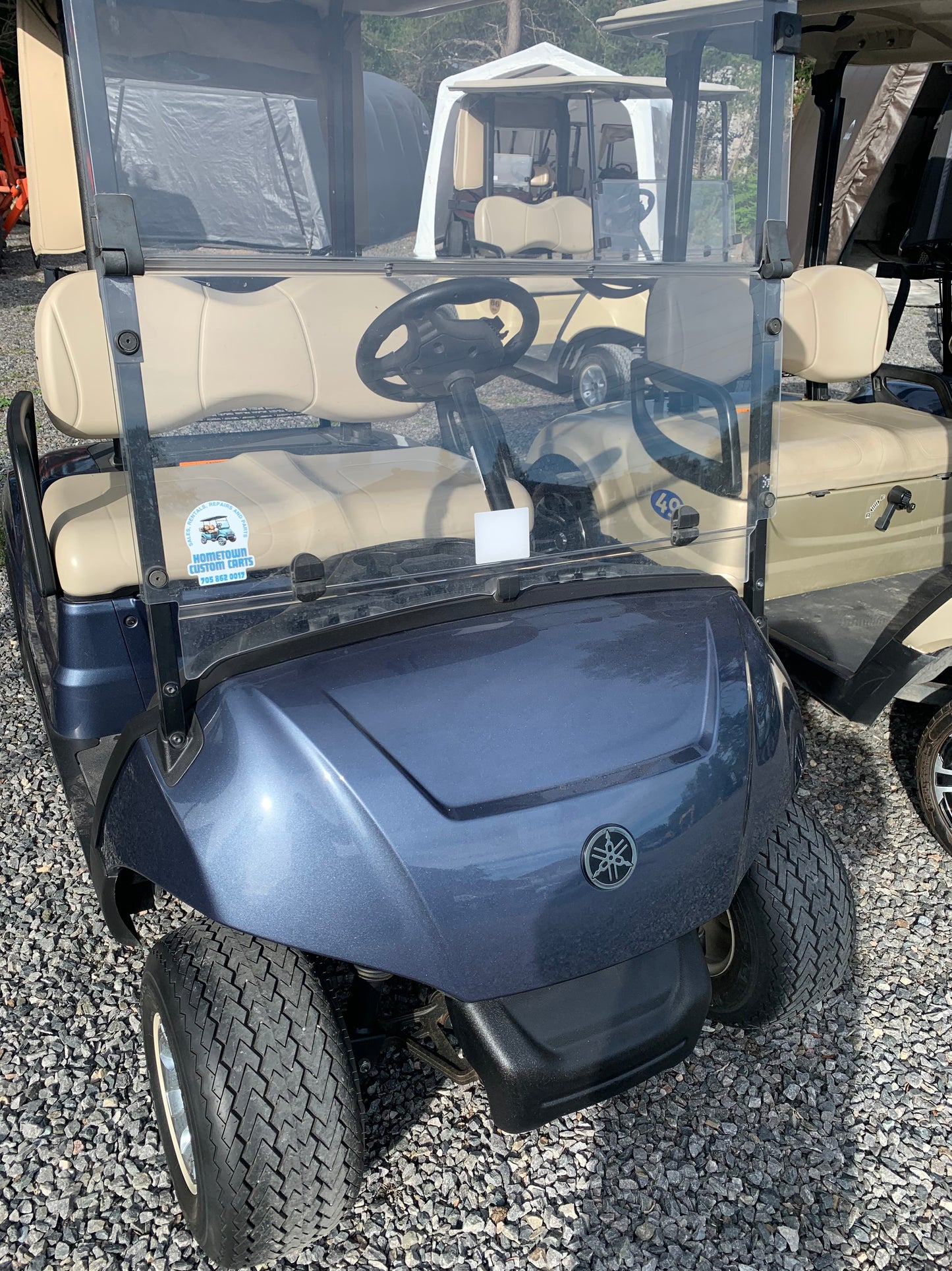2023 Yamaha Drive 2 Quiet Tech EFI Gas Golf Cart - Blue