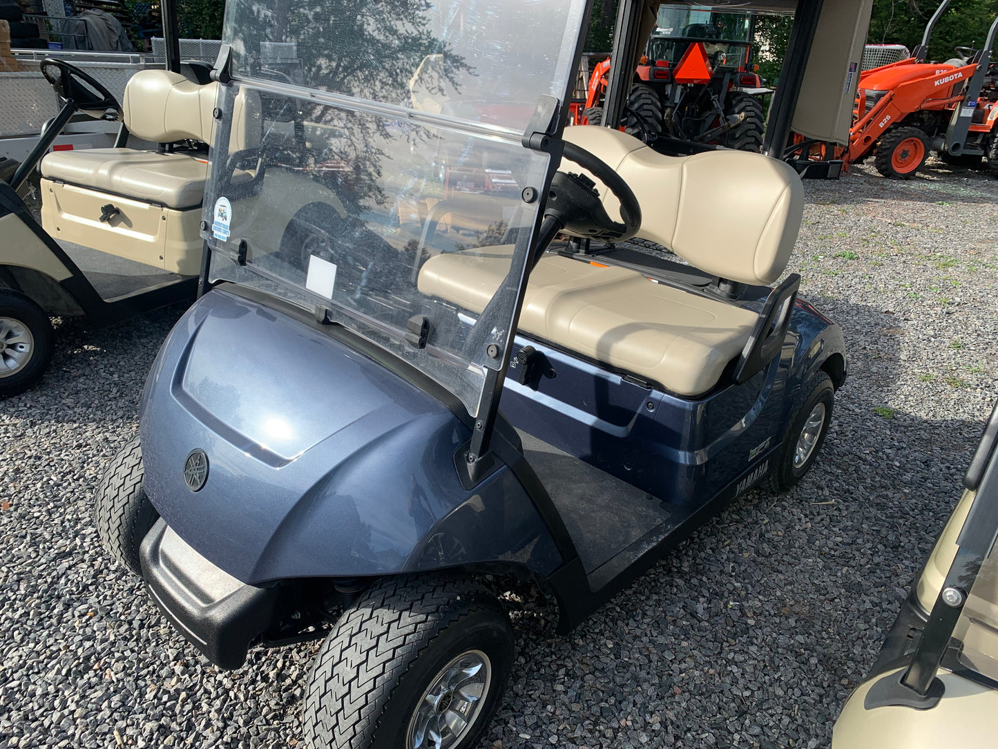 2023 Yamaha Drive 2 Quiet Tech EFI Gas Golf Cart - Blue