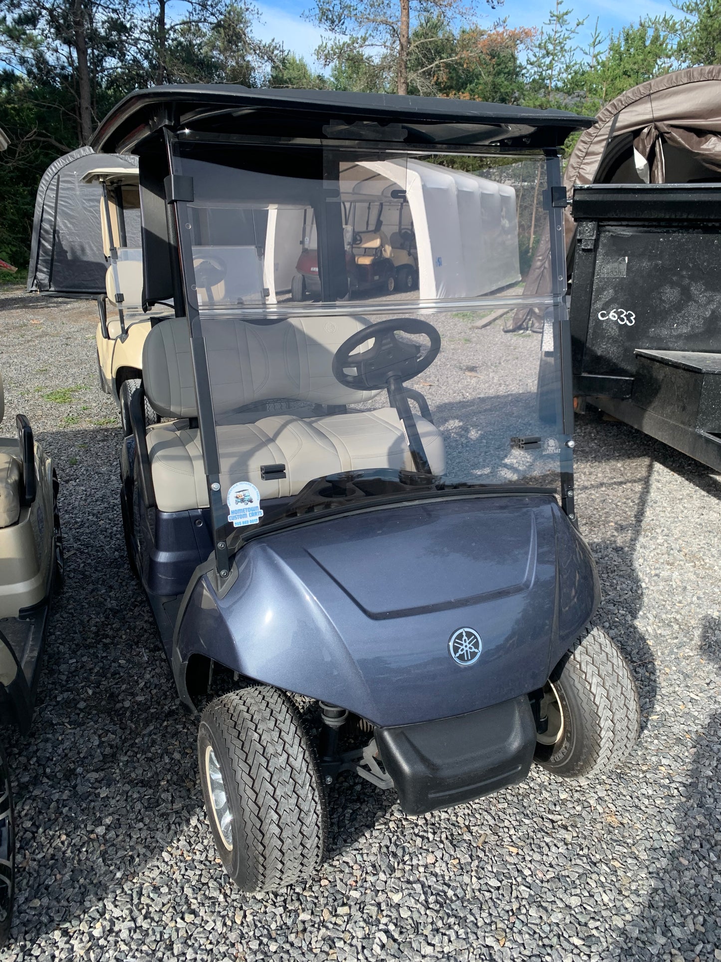 2023 Yamaha Drive 2 Quiet Tech EFI Gas Golf Cart - Blue
