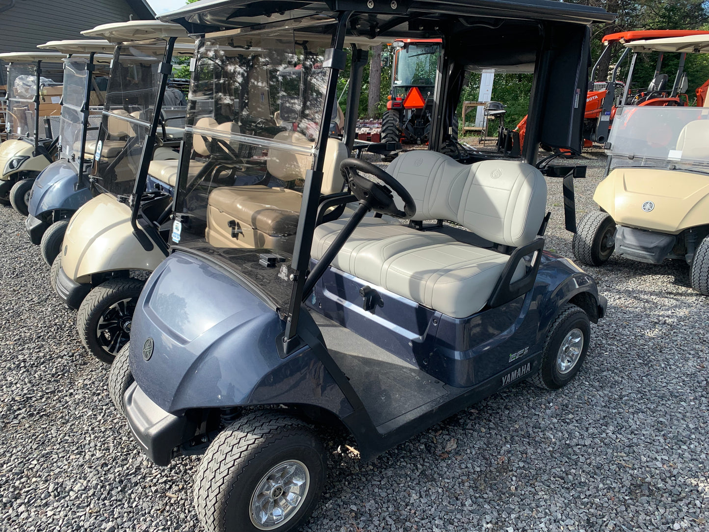 2023 Yamaha Drive 2 Quiet Tech EFI Gas Golf Cart - Blue