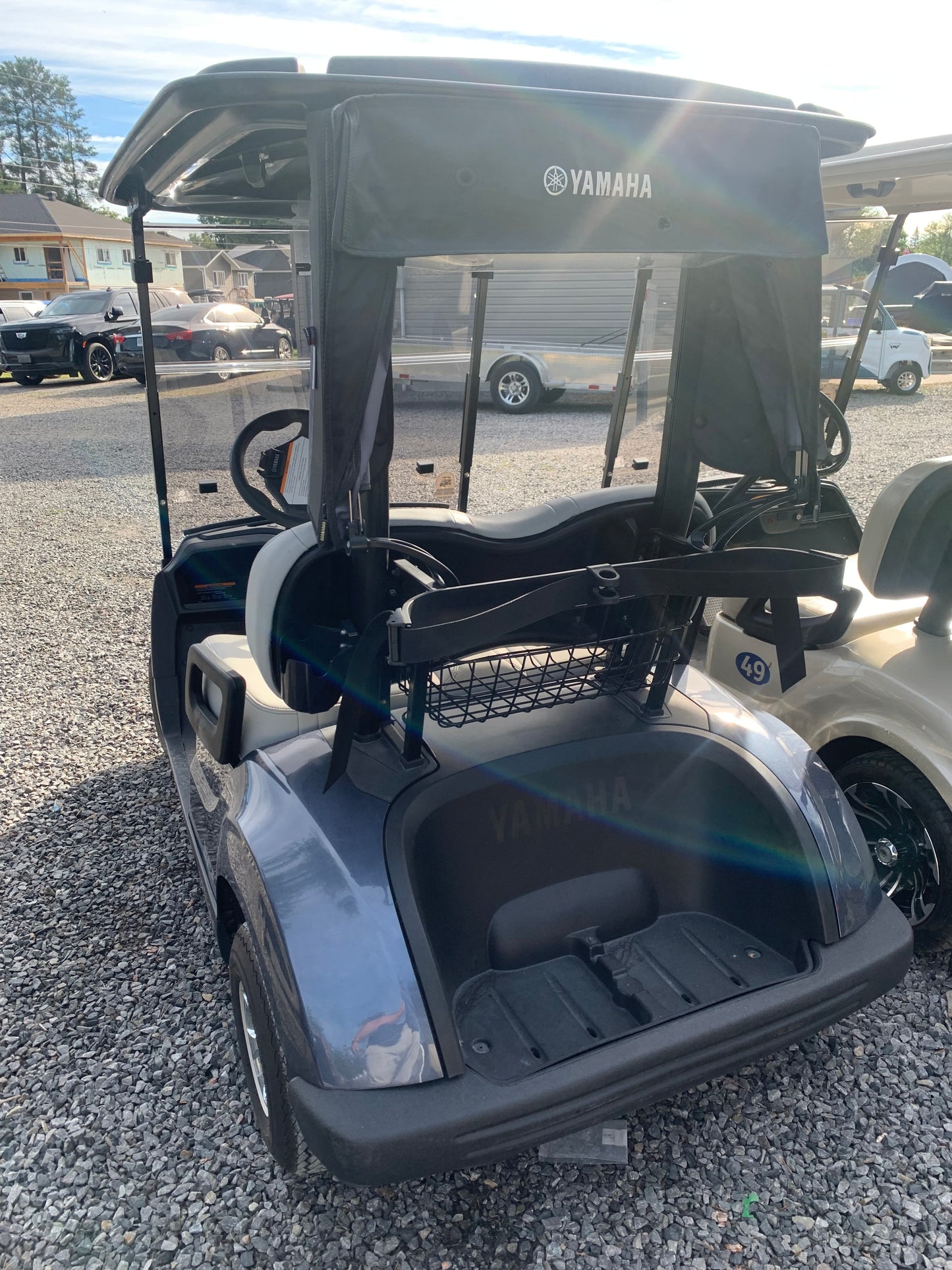 2023 Yamaha Drive 2 Quiet Tech EFI Gas Golf Cart - Blue