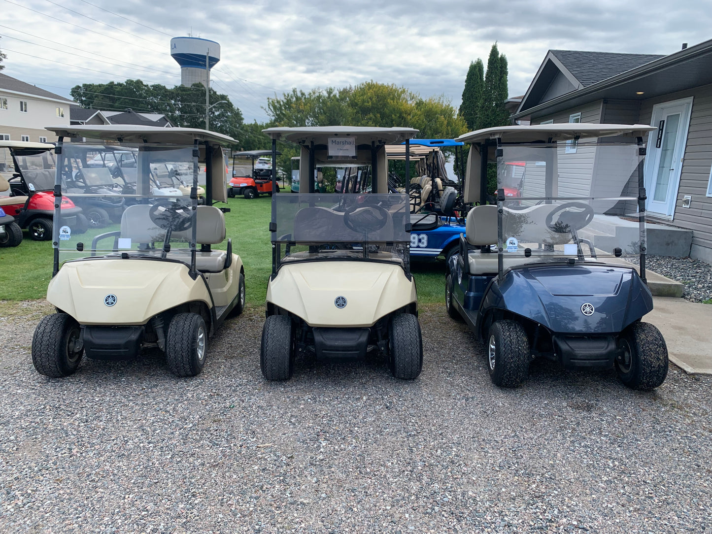 2023 Yamaha Drive 2 Quiet Tech EFI Gas Golf Cart - Blue