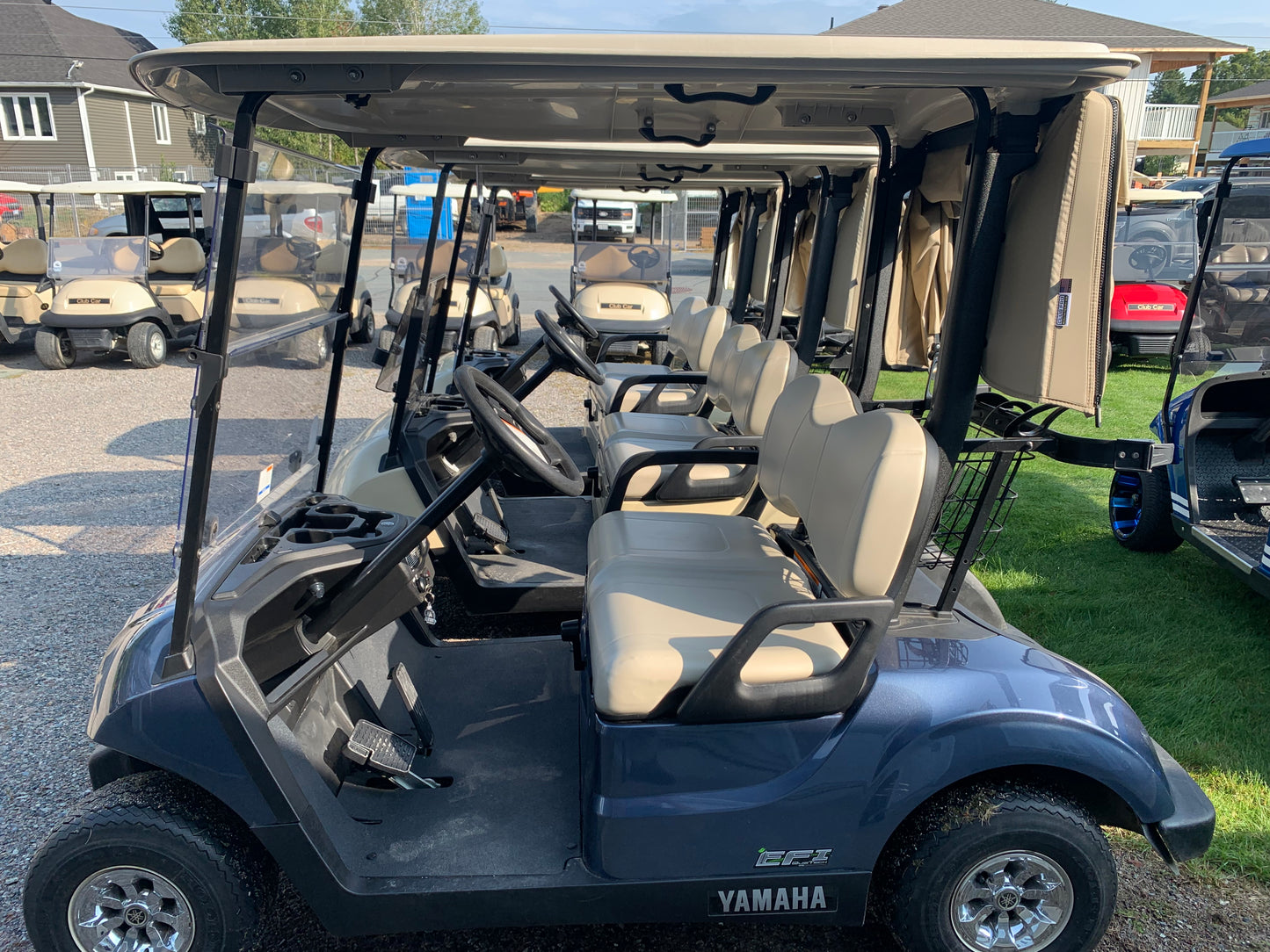 2023 Yamaha Drive 2 Quiet Tech EFI Gas Golf Cart - Blue