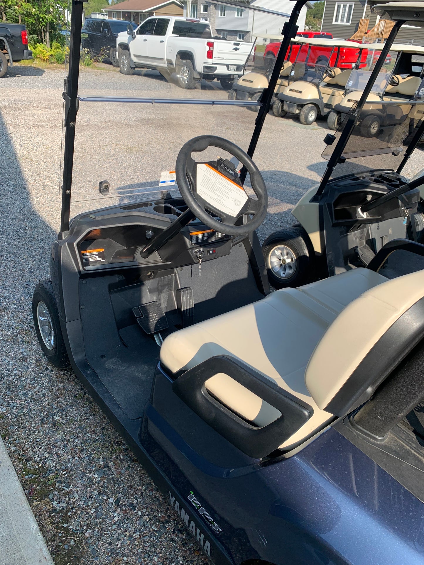 2023 Yamaha Drive 2 Quiet Tech EFI Gas Golf Cart - Blue