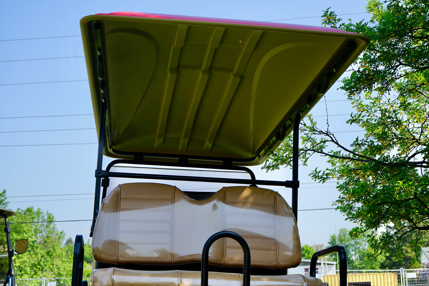 2023 AGT Zephyr 2+2 Coca-Cola red 48V Golf Cart