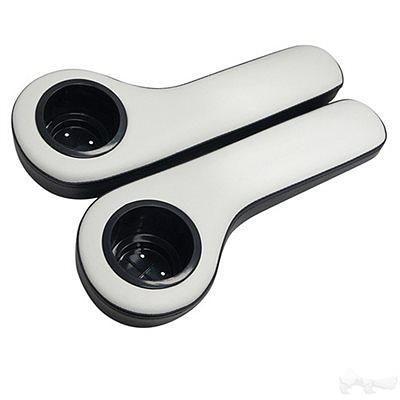 Arm rest with cup holder