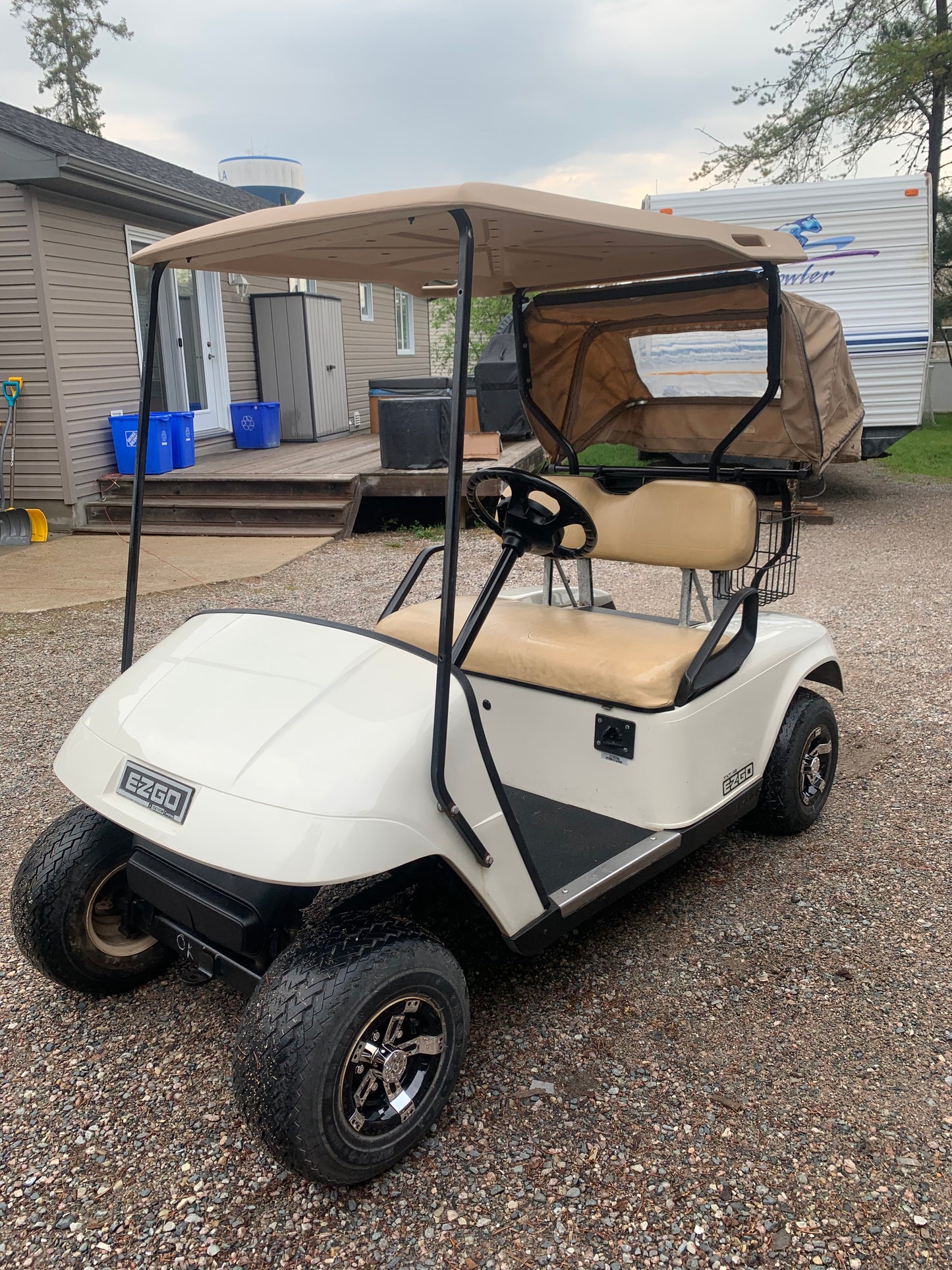 2011 Golf Cart EZGO TXT White, 48V