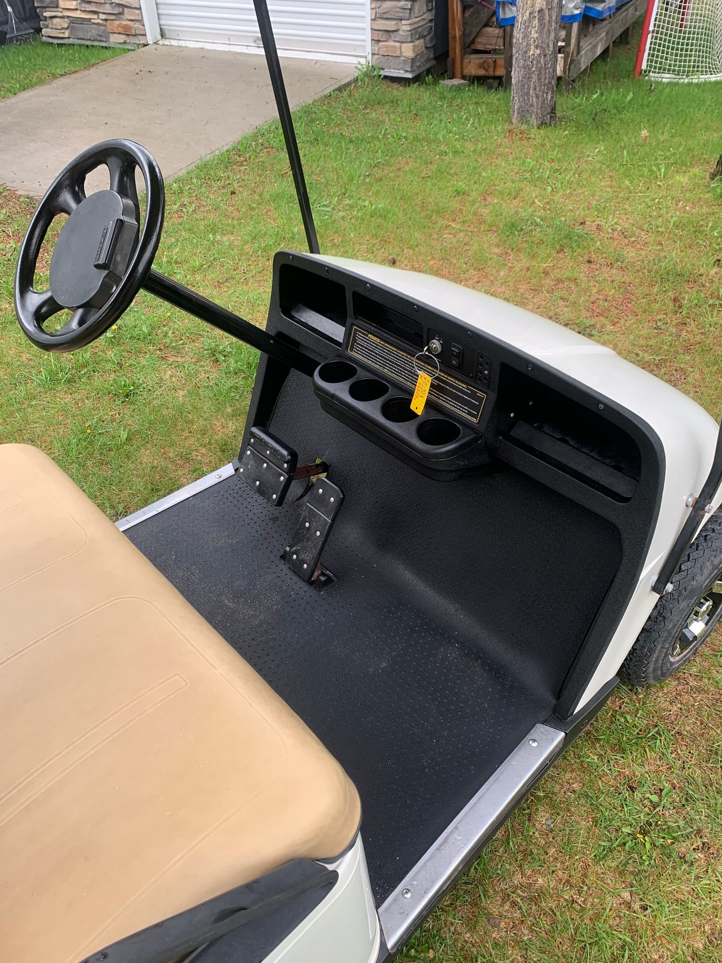 2011 Golf Cart EZGO TXT White, 48V