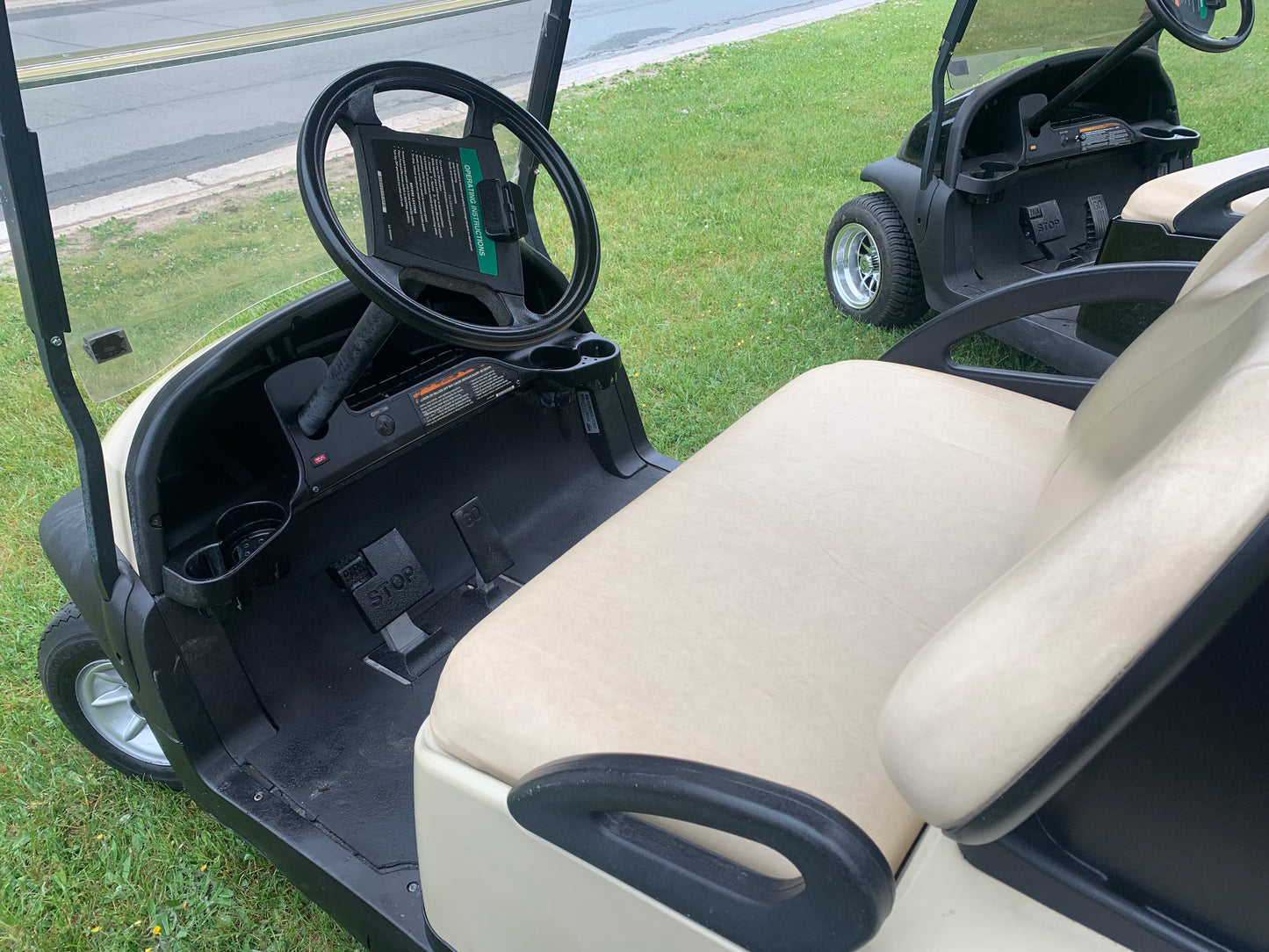 2008 Club Car GAS Golf Cart, Beige