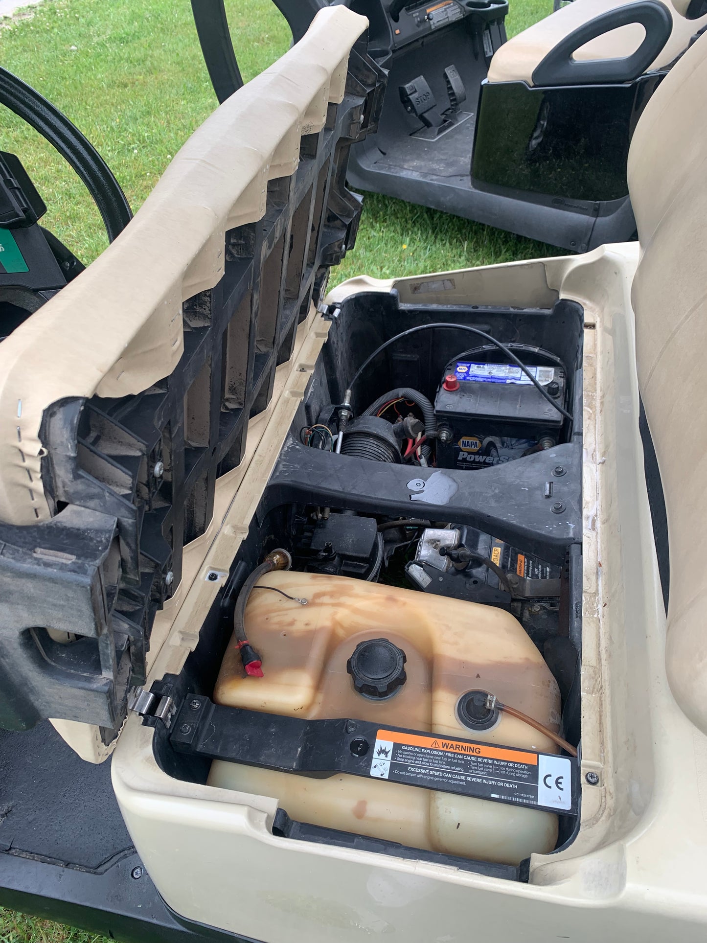 2008 Club Car GAS Golf Cart, Beige