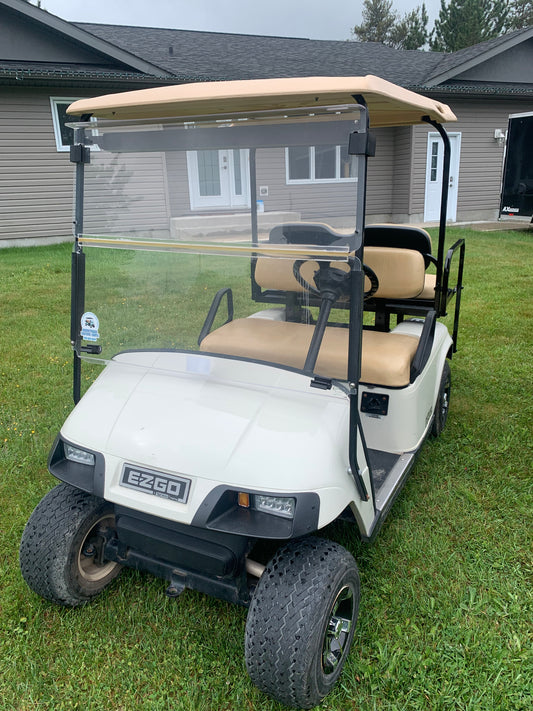 2011 EZGO TXT 48 V White Golf Cart