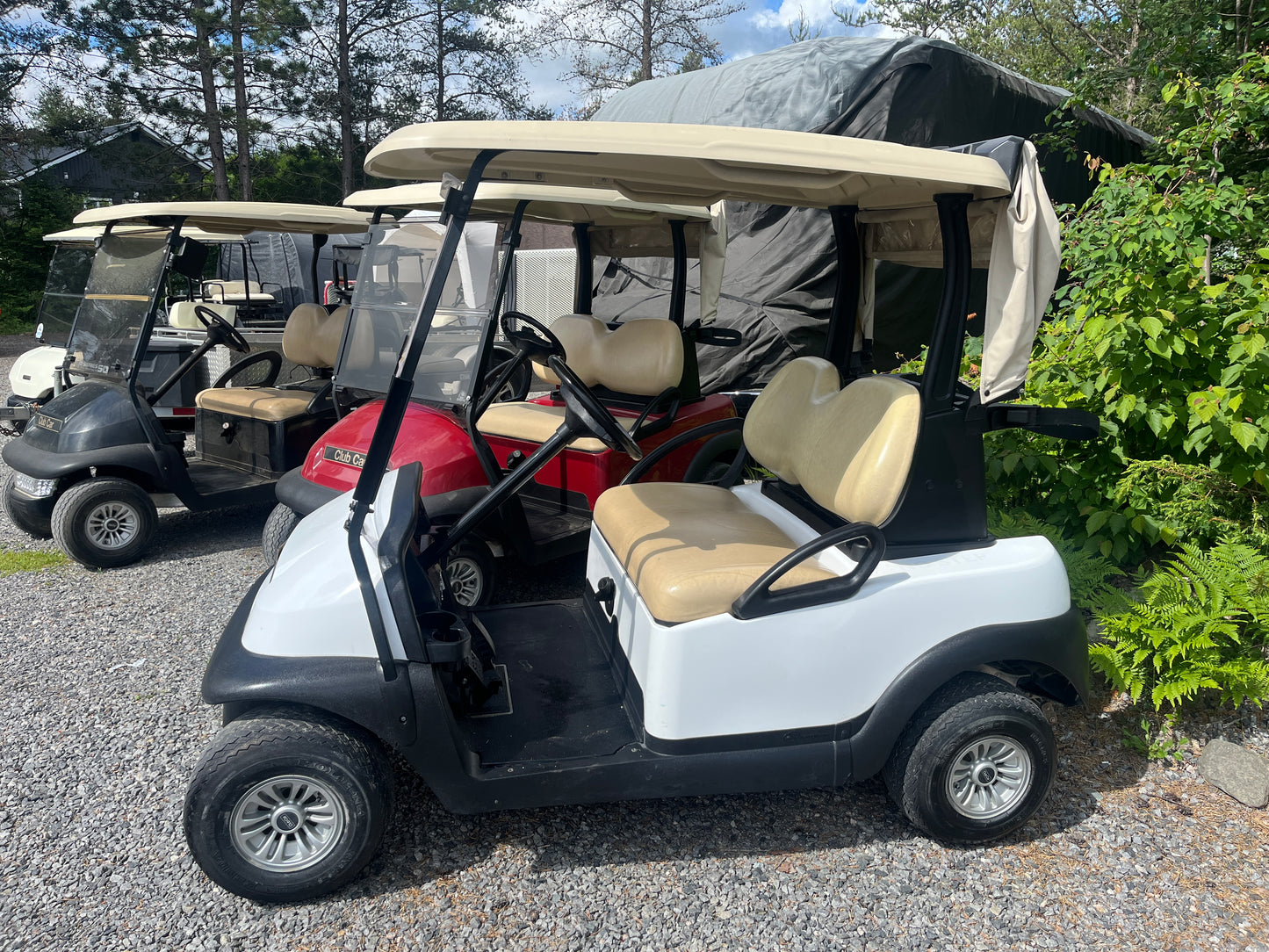 2017 Club Car GAS Golf Cart, white