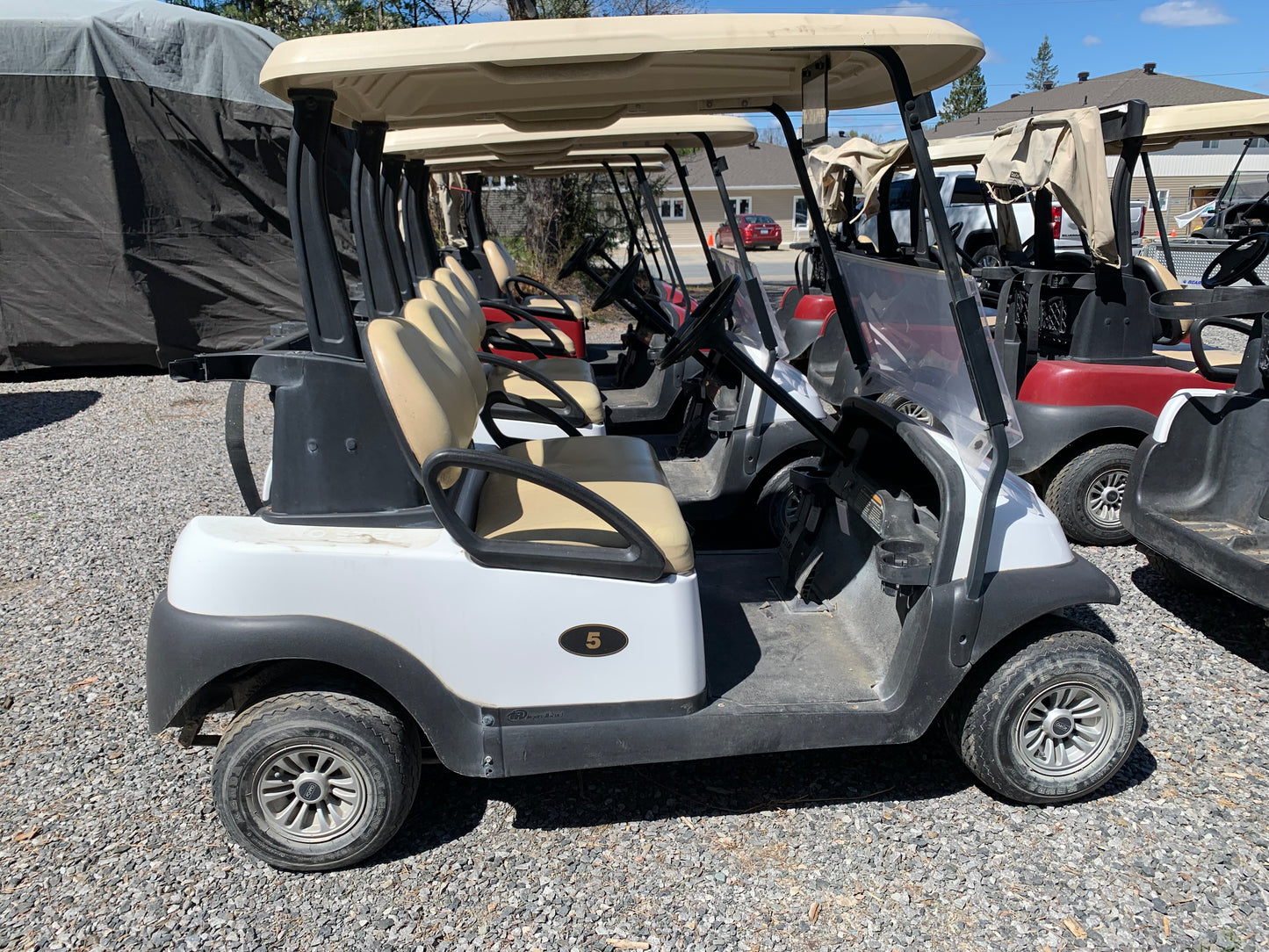2017 Club Car GAS Golf Cart, white