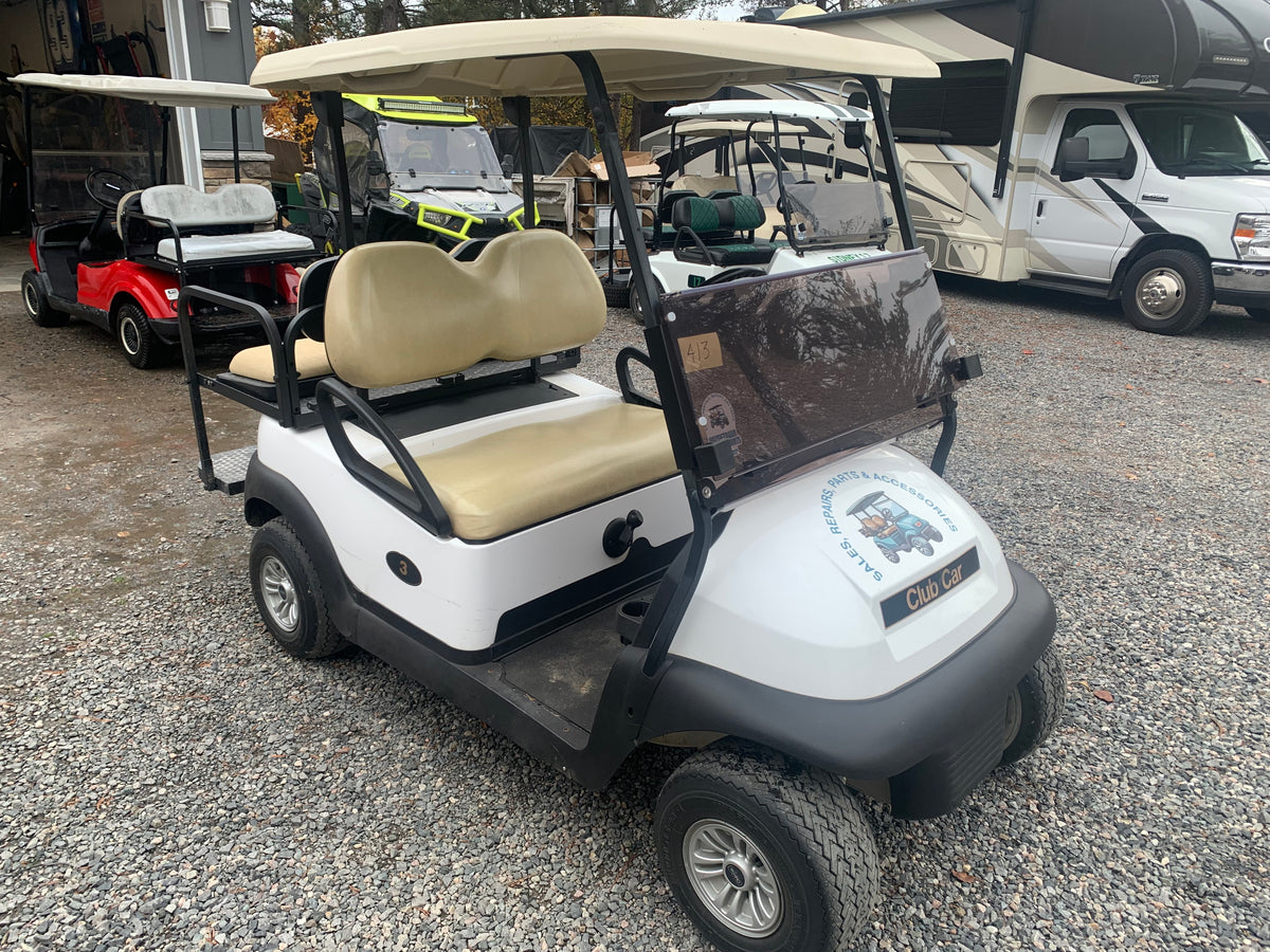 2017 Club Car GAS Golf Cart, white
