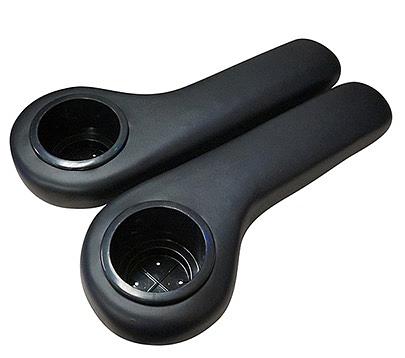 Arm rest with cup holder